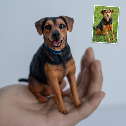 Eternize Seu Amor™ - Miniatura 3D Personalizada do Seu Pet 25 a 30 cm