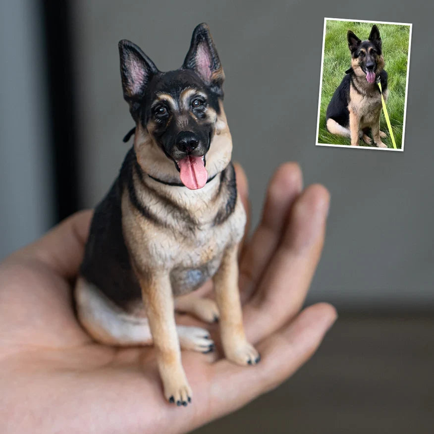 Eternize Seu Amor™ - Miniatura 3D Personalizada do Seu Pet 25 a 30 cm