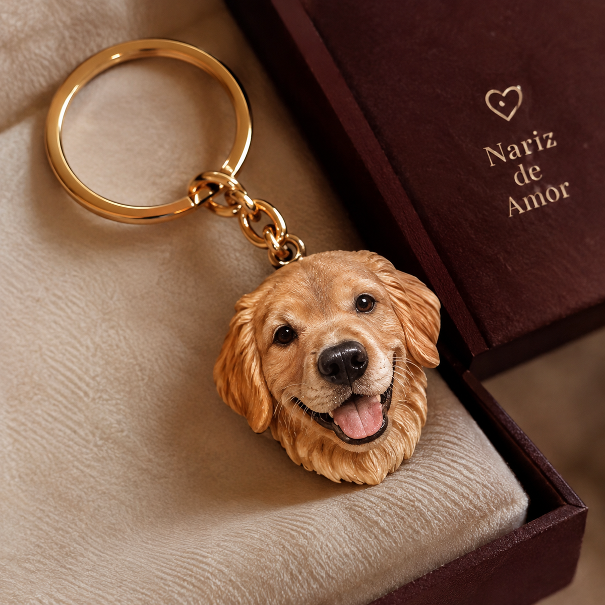 Eternize Seu Amor™ - Miniatura 3D Personalizada do Seu Pet 15 cm | 2 Unidades + 1 Chaveiro
