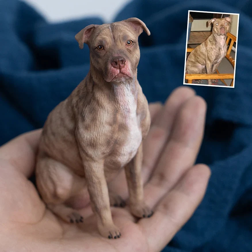 Eternize Seu Amor™ - Miniatura 3D Personalizada do Seu Pet 15 cm